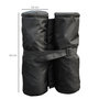 Voir la diapositive 3 : HOMCOM Lot 4 sacs de lestage de fixation pour tonnelle parasol pavillon volume max. 15kg noir