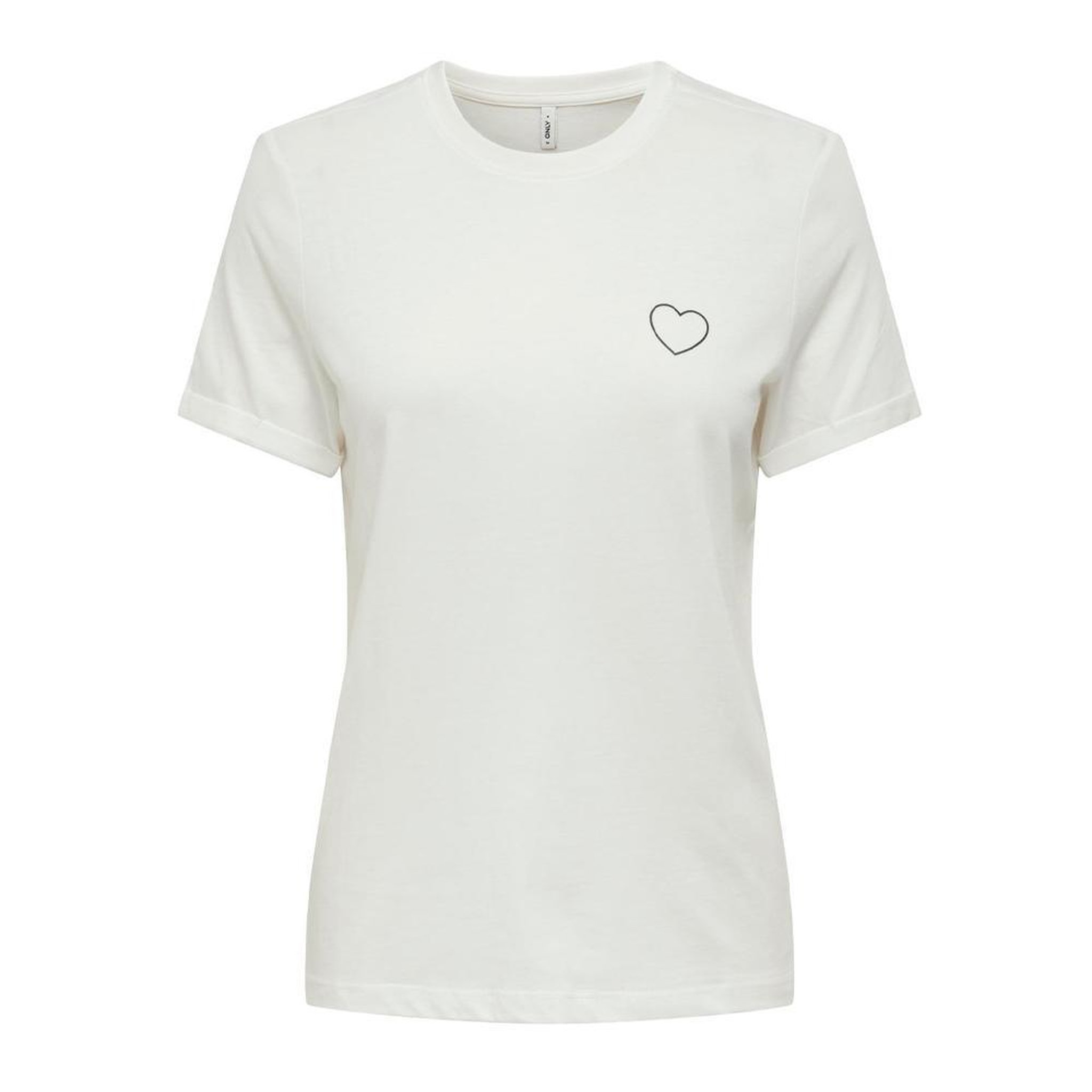 Only T-Shirt Blanc Femme Only Tenna. Coloris disponibles : Blanc