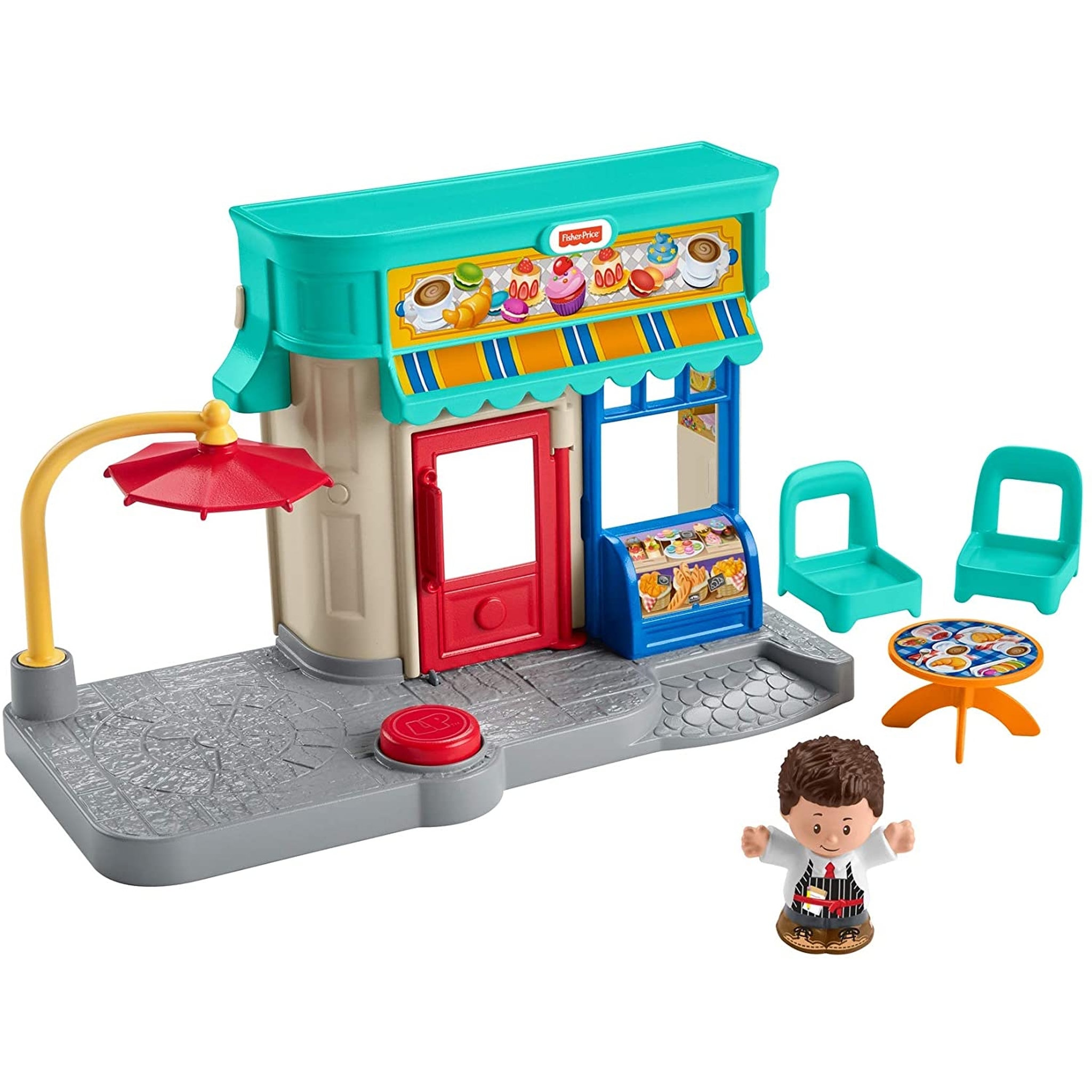 Voir la diapositive 1 : MATTEL Café boulangerie Little People