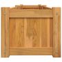 Voir la diapositive 5 : VIDAXL Lit sureleve 150x30x25 cm bois massif de teck