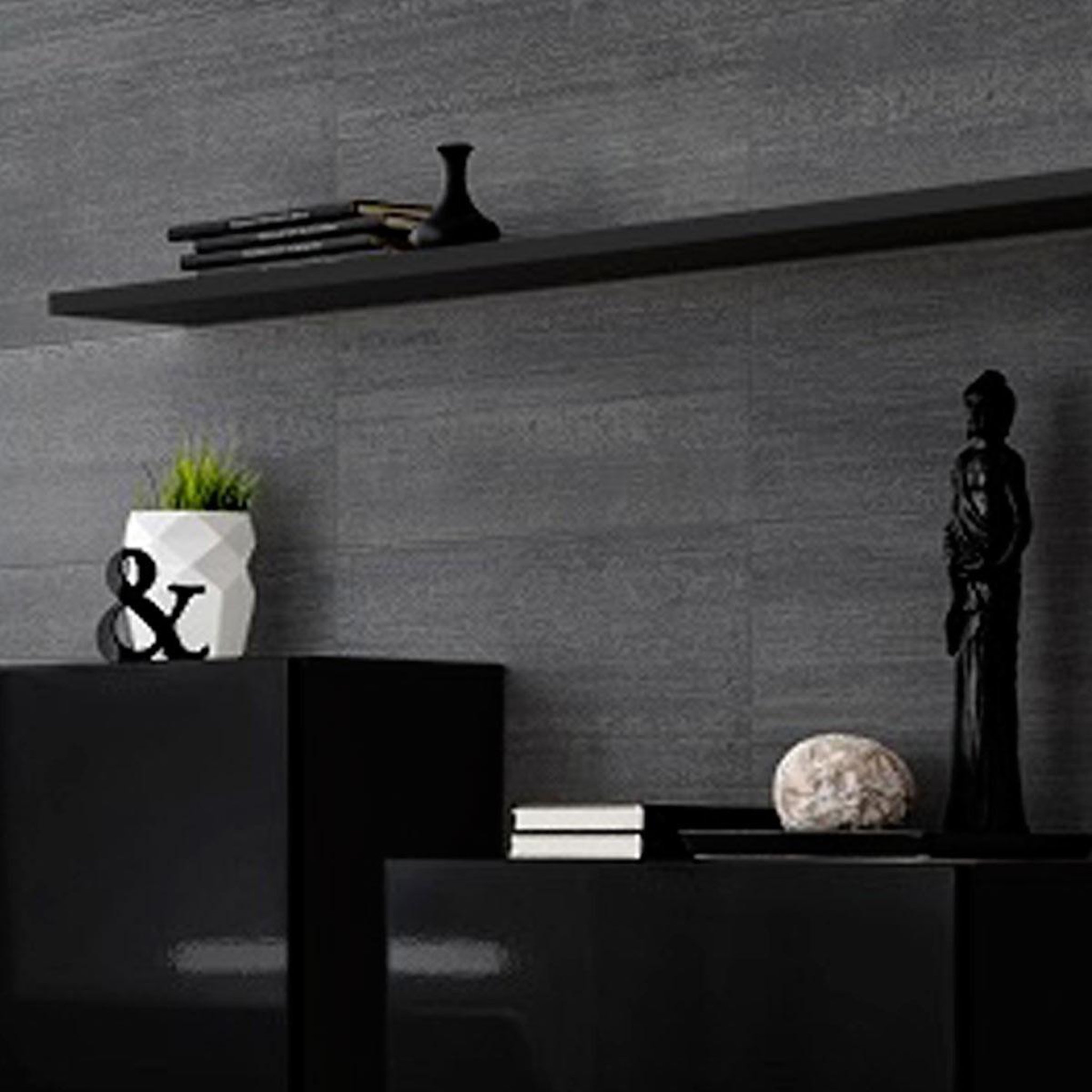 Voir la diapositive 3 : Paris Prix Lot de 2 blocs & étagère  switch sbi  130cm noir