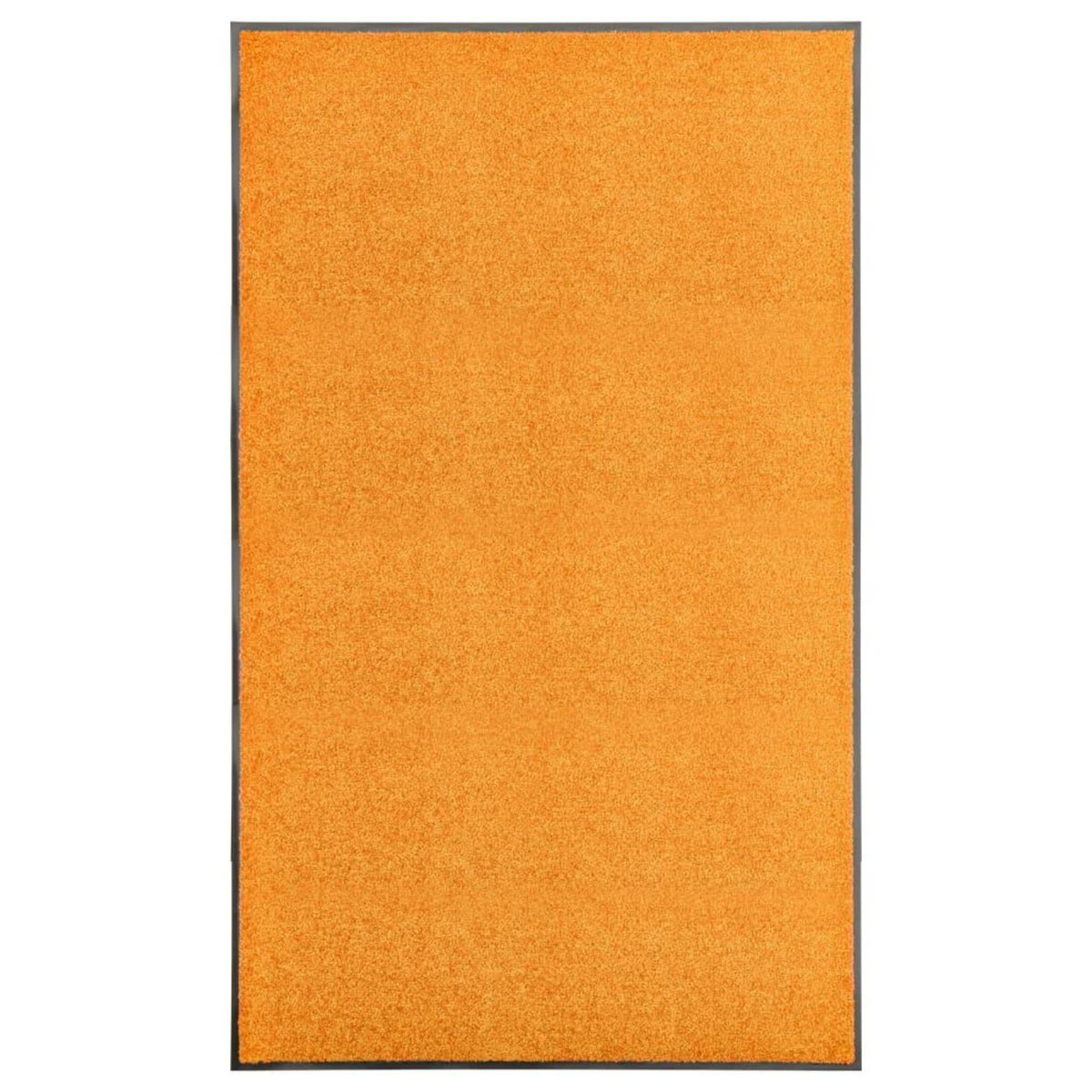 VIDAXL Paillasson lavable Orange 90x150 cm