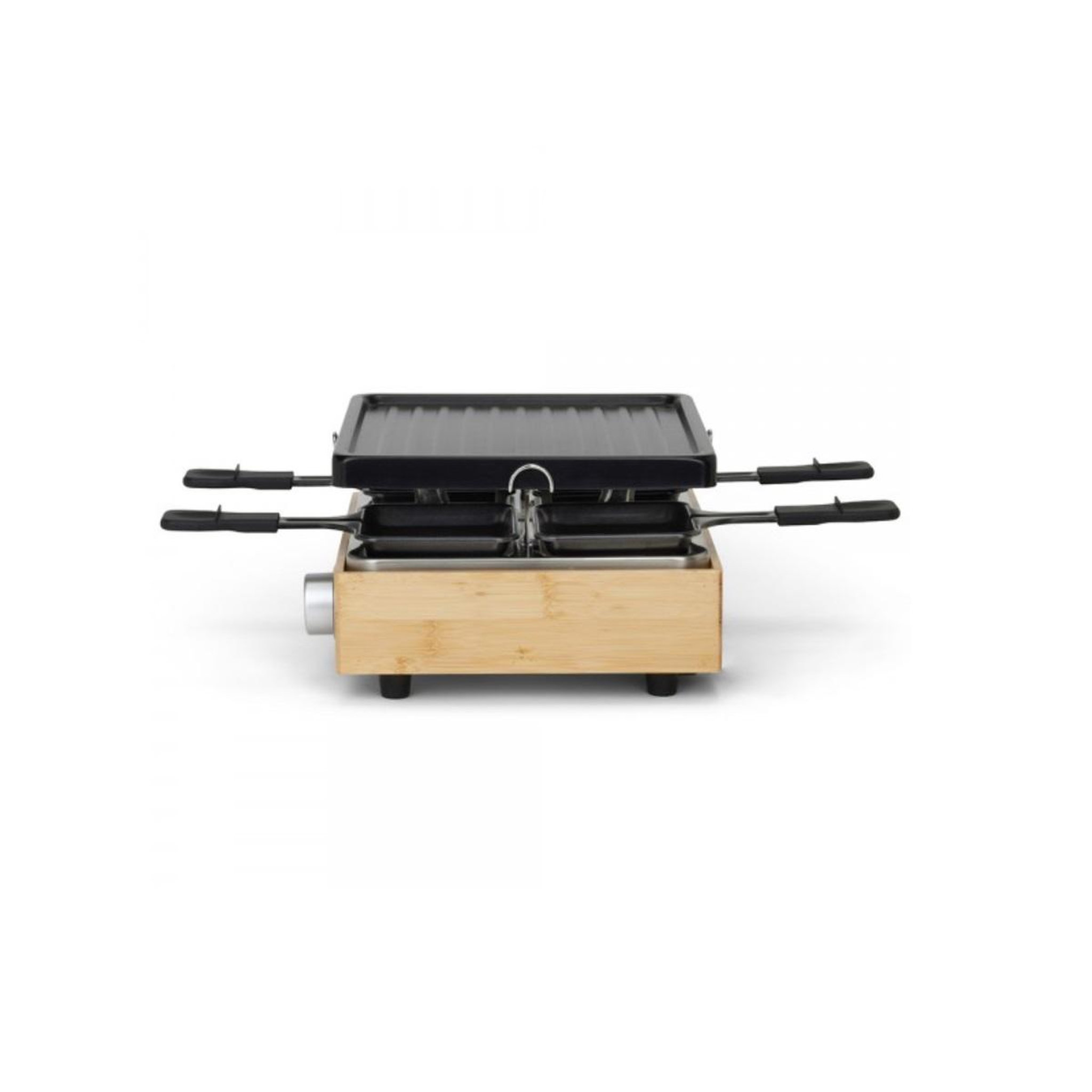 Voir la diapositive 4 : LIVOO Appareil à raclette 4 personnes 800w + gril - DOC311