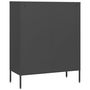 Voir la diapositive 5 : VIDAXL Commode Anthracite 80x35x101,5 cm Acier