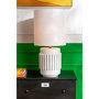 Voir la diapositive 5 : Paris Prix Lampe à Poser en Céramique  Latas  71cm Blanc