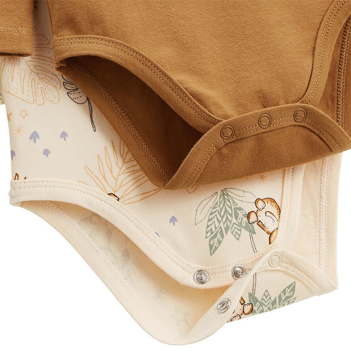 Petit Béguin Lot de 2 bodies bébé manches longues Constellation