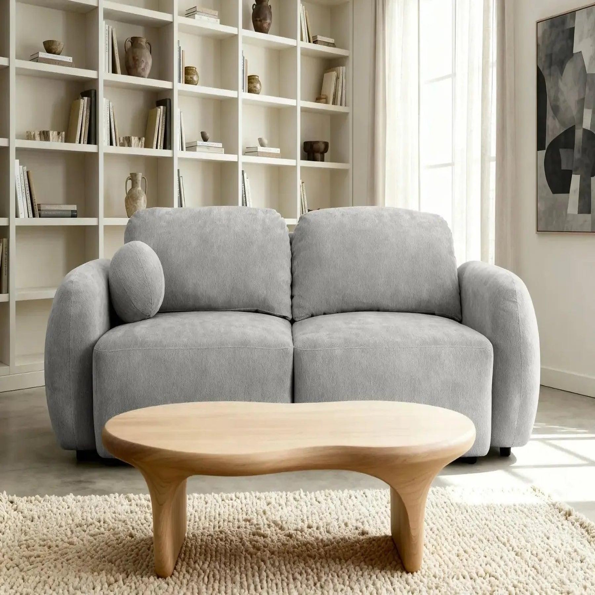 Voir la diapositive 3 : CASANOVA PARIS Martin - canapé droit convertible tissu chenille