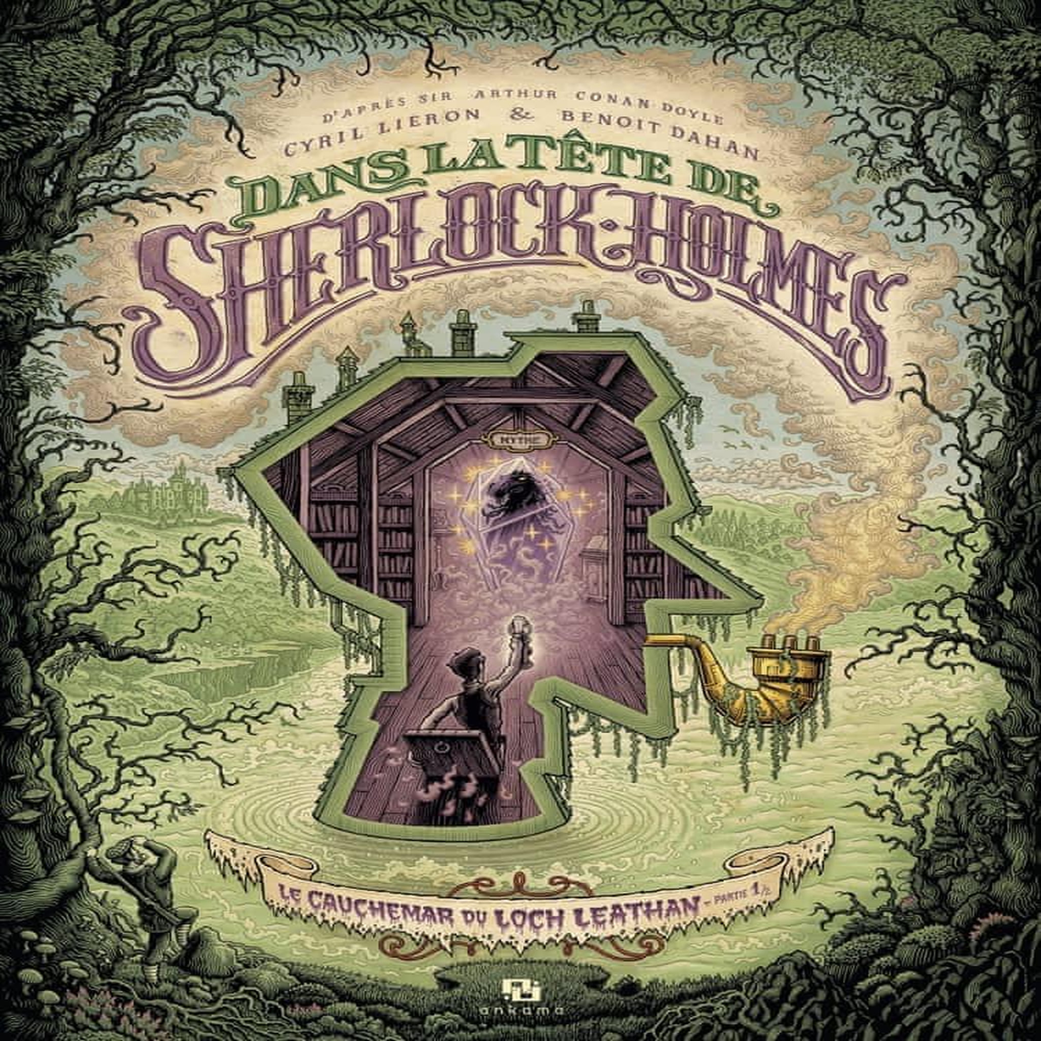 DANS LA TETE DE SHERLOCK HOLMES TOME 3 : LE CAUCHEMAR DU LOCH LEATHAN. PARTIE 1/2, Lieron Cyril
