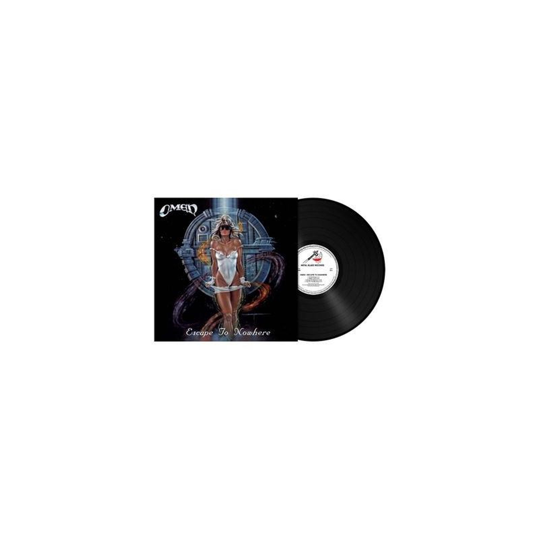 Vinyle lp omen - escape to nowhere heavy metal remasterisé 2024, vinyle noir