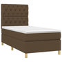 Voir la diapositive 3 : VIDAXL Sommier a lattes de lit et matelas et LED Marron fonce 80x200cm