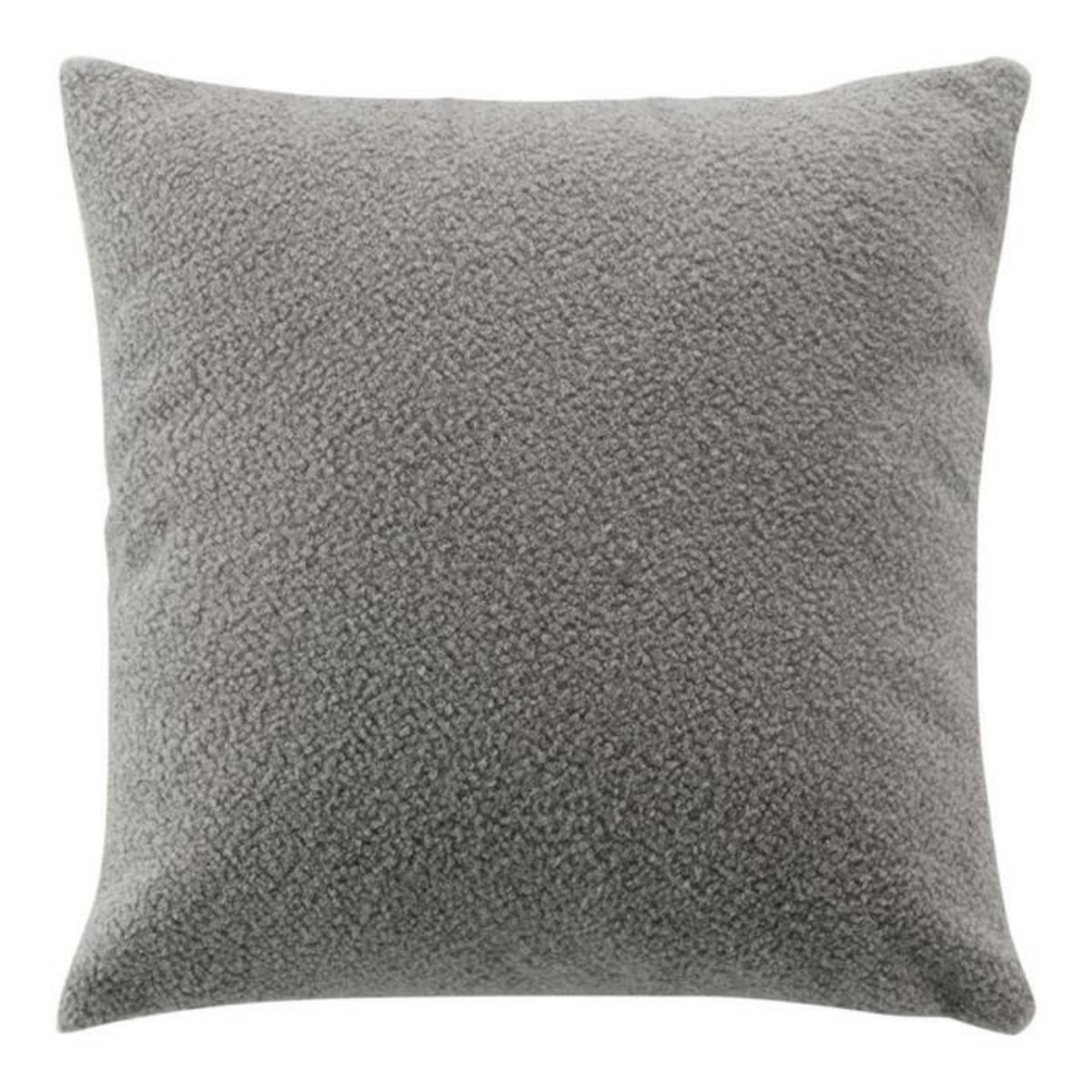 Paris Prix Coussin Déco Bouclette  Wooly  45x45cm Gris