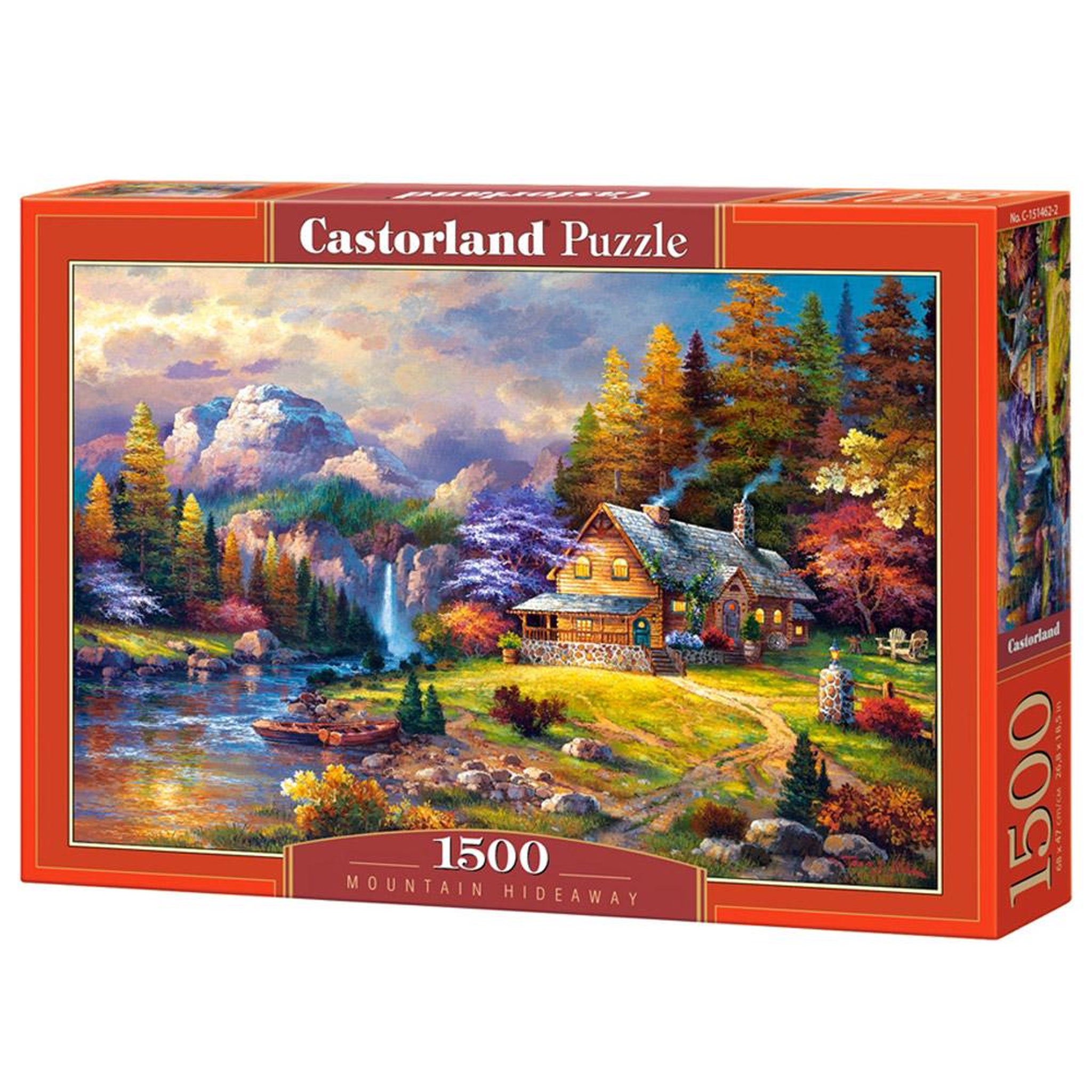Voir la diapositive 2 : Castorland Puzzle 1500 pièces : Refuge dans les montagnes