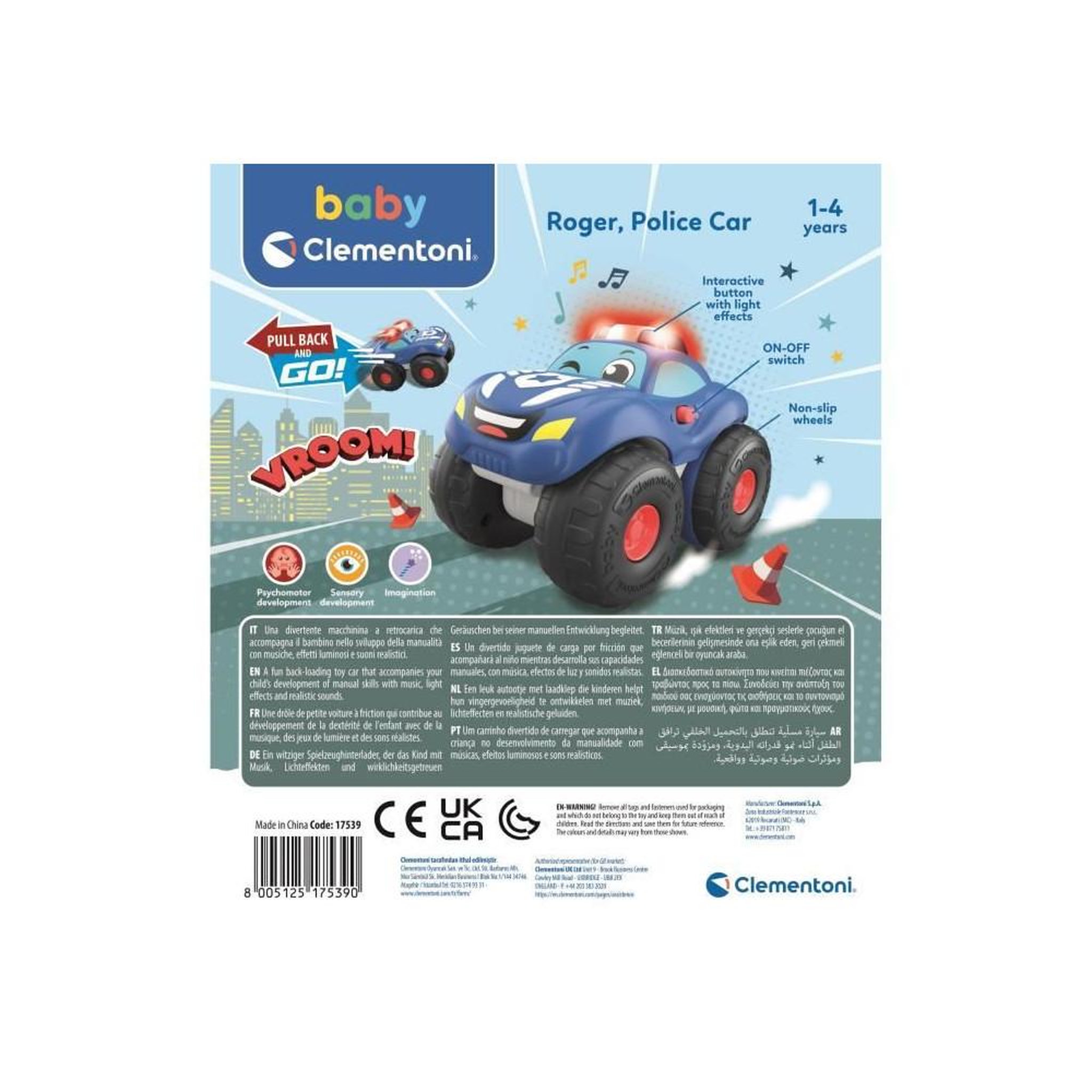 Voir la diapositive 6 : CLEMENTONI CLEMENTONI - Ma voiture de police interactive