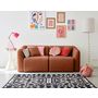 Voir la diapositive 2 : LISA DESIGN Ikare - module d'assise d'angle droit - en tissu