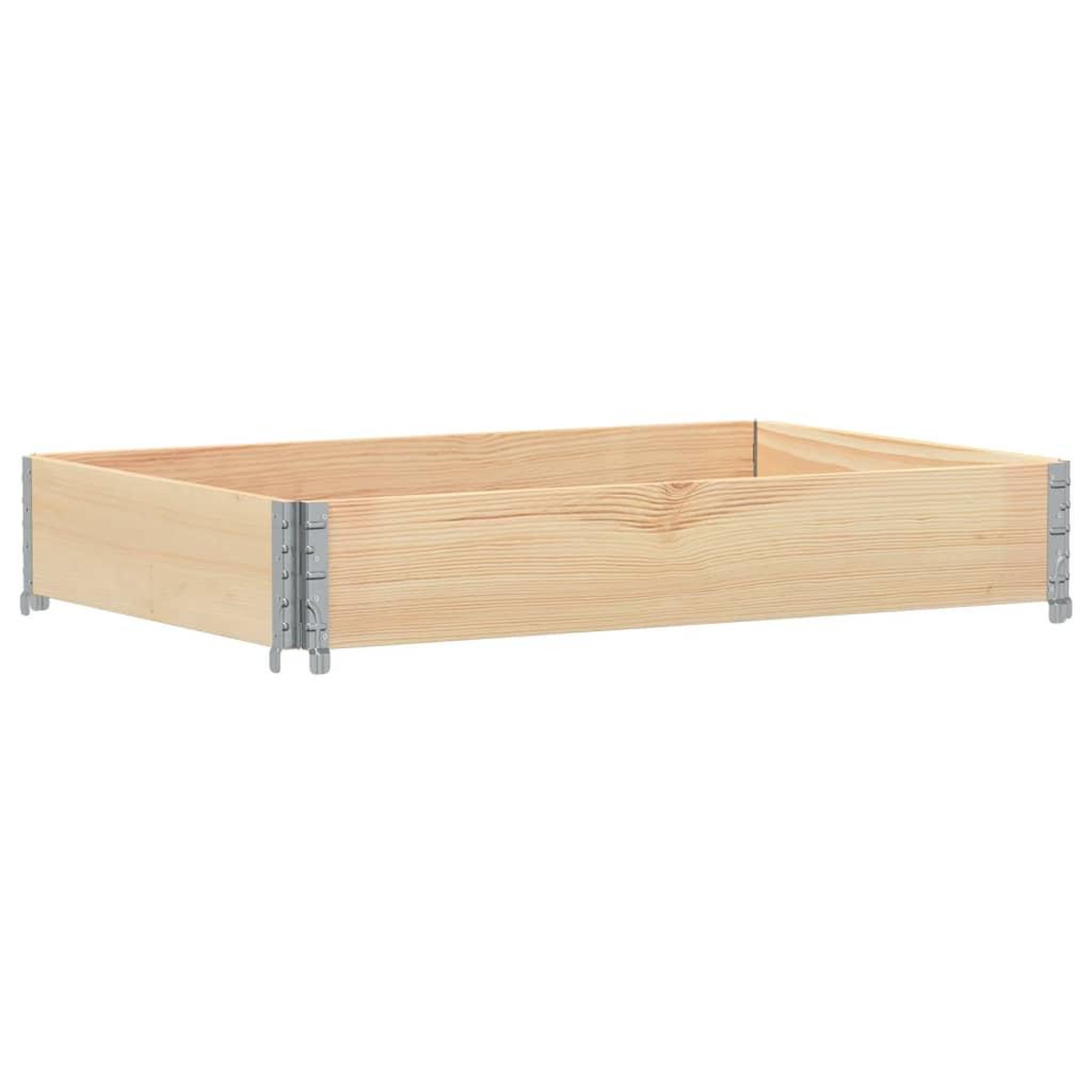 Voir la diapositive 2 : VIDAXL Jardiniere 120x80 cm bois massif de pin