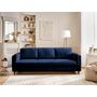 Voir la diapositive 5 : LISA DESIGN Brooke - canapé 3 places - convertible - en velours