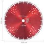 Voir la diapositive 5 : VIDAXL Disque de coupe diamante avec turbo et trous Acier 350 mm
