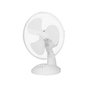 Voir la diapositive 2 : OCEANIC Ventilateur de table OCEANIC - 30W - Diametre 23 cm - 2 vitesses - Oscillant - Blanc
