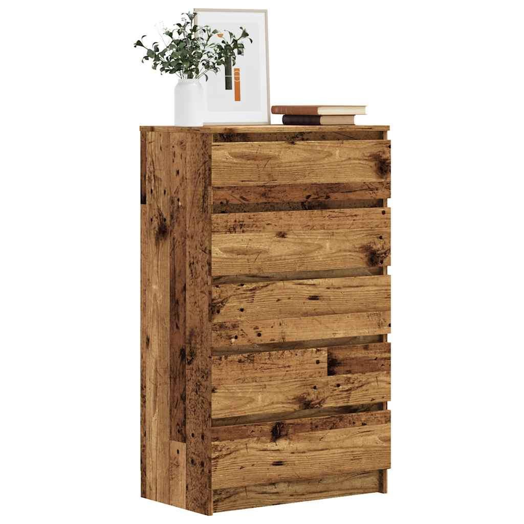 VIDAXL Commode vieux bois 60x36x103 cm bois d'ingenierie