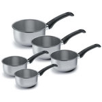 Lacor Série de 5 casseroles inox 12/20cm - 85003