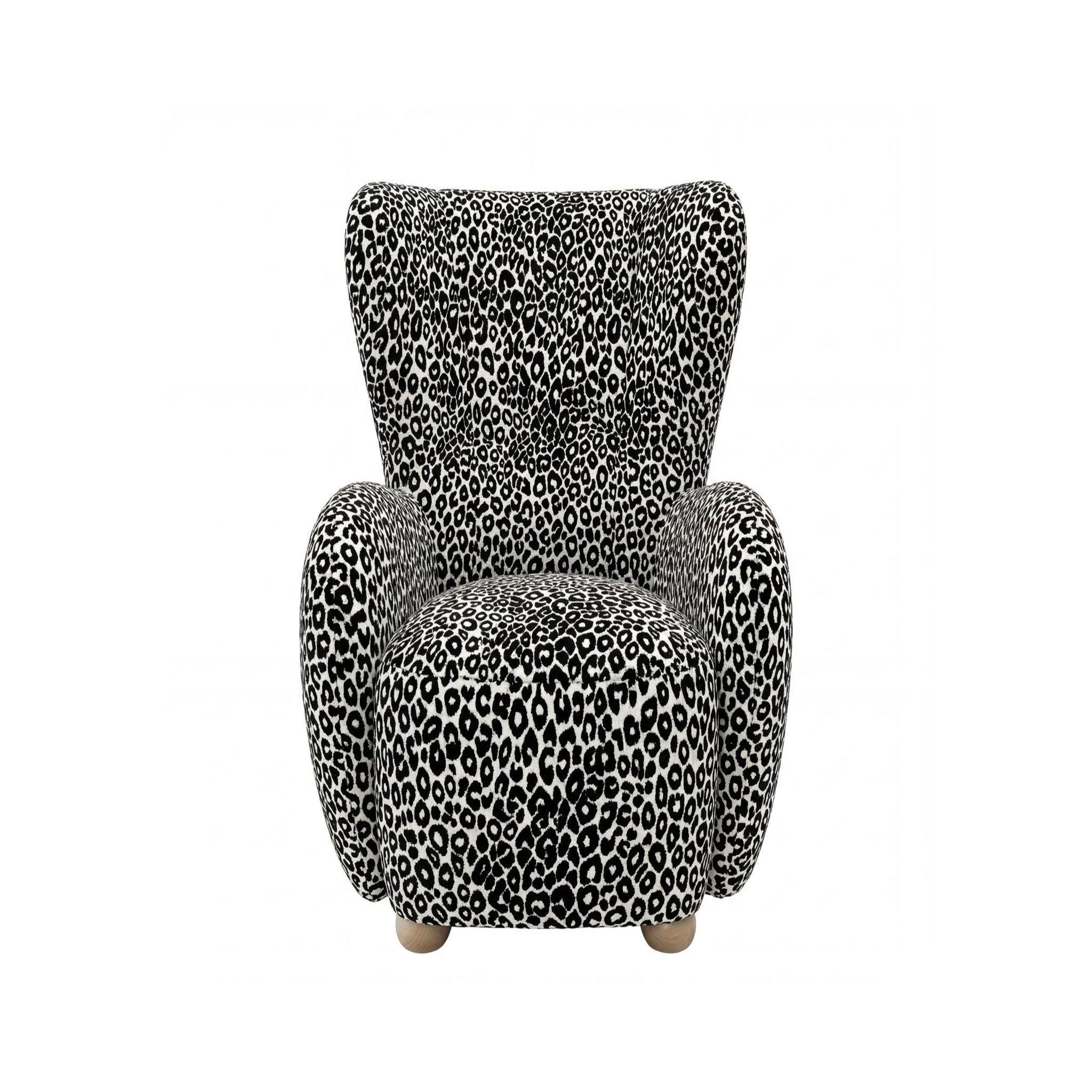 Voir la diapositive 1 : CASANOVA PARIS Lili - fauteuil tissu imprimé animalier