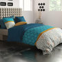 Voir la diapositive 1 : ATELIER DU COTON Parure housse de couette 100% coton 57fils oda