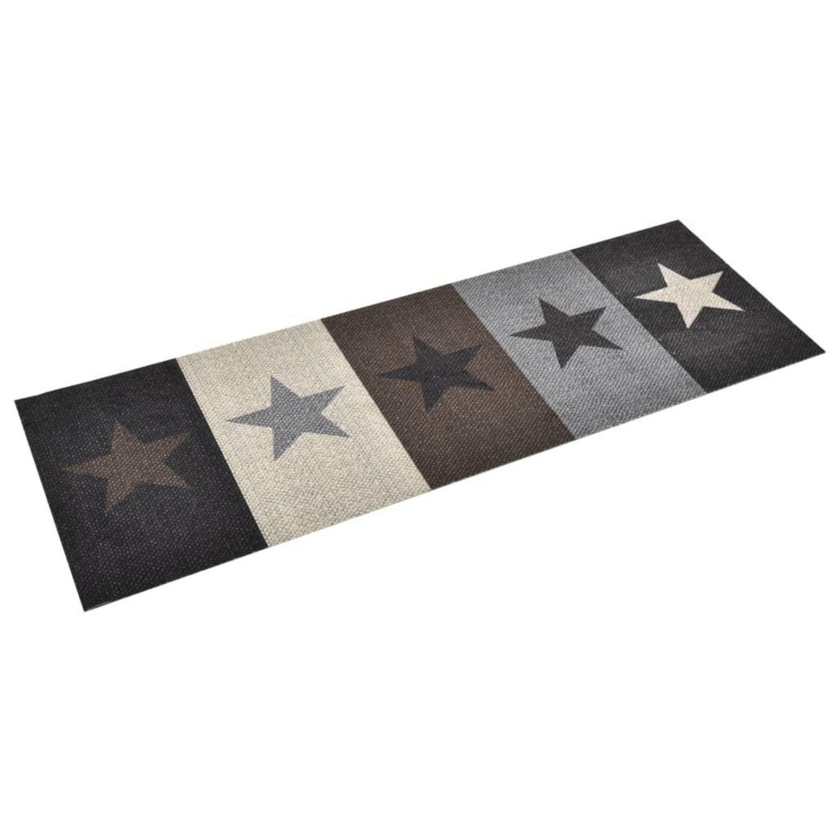 VIDAXL Tapis de sol de cuisine lavable Etoile 45x150 cm