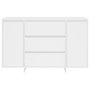 Voir la diapositive 5 : VIDAXL Buffet avec 3 tiroirs Blanc 120x41x75 cm Bois d'ingenierie