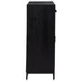 Voir la diapositive 5 : VIDAXL Étagère à chaussures Noir 75x40x110 cm Bois pin massif