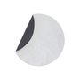 Voir la diapositive 2 : Paris Prix Tapis Rond Uni  Blanca  200cm Blanc