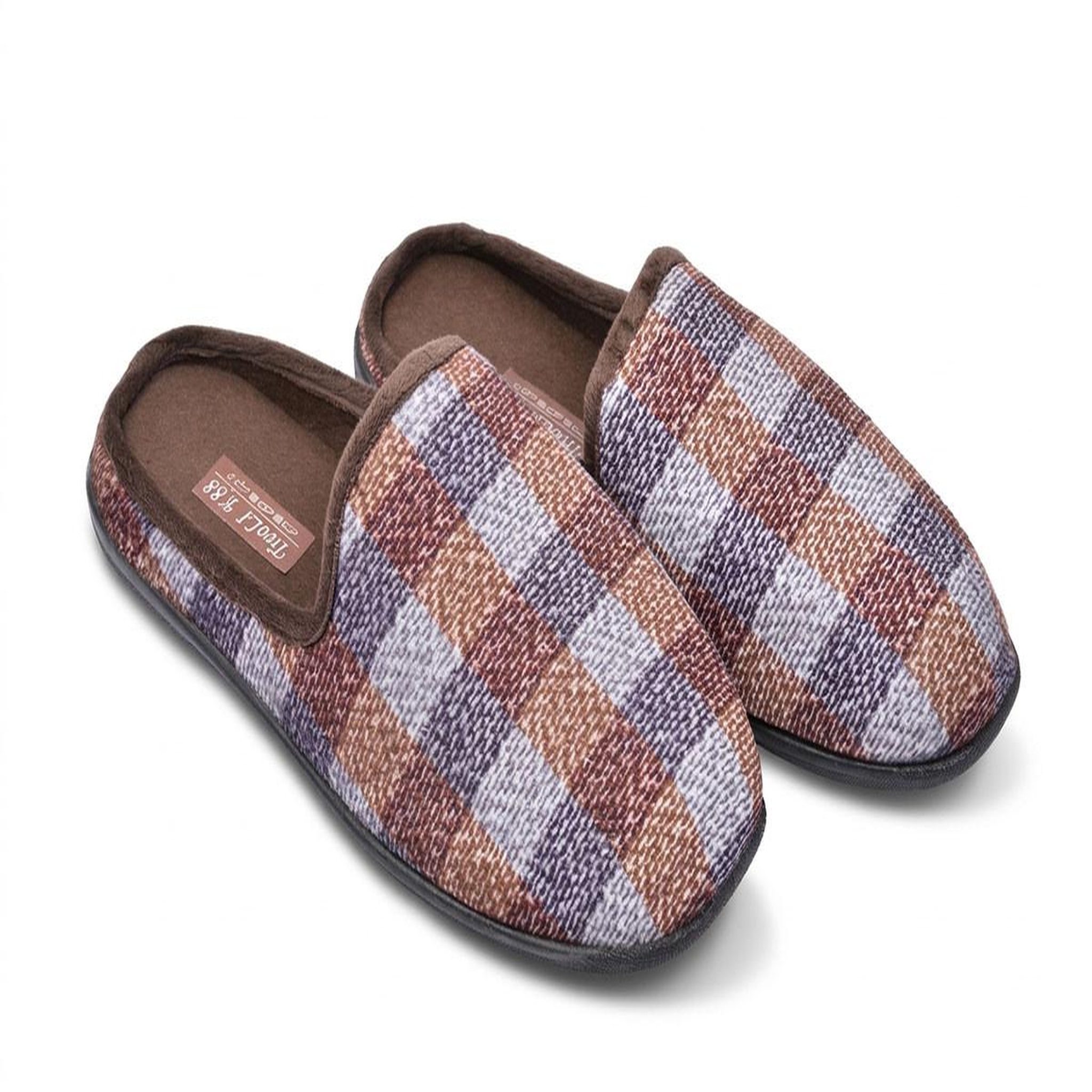 Voir la diapositive 3 : OZABI OZABI Pantoufles Homme Mule Chaudes Antiderapantes Confort
