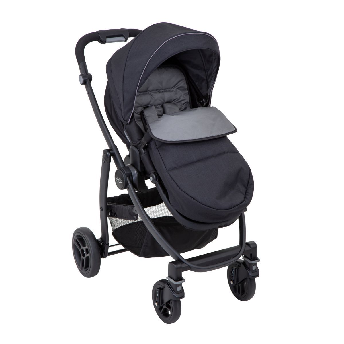 GRACO Poussette confort avec coque EVO TS et protection pluie