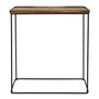 Voir la diapositive 4 : The Home Deco Factory Console métallique avec plateau en bois d'acacia