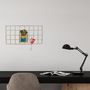 Voir la diapositive 5 : Paris Prix Support Mural 5 Crochets Design  Filaire  60cm Or