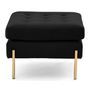 Voir la diapositive 4 : LISA DESIGN Isaure - pouf en velours