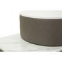 Voir la diapositive 6 : Paris Prix Coiffeuse Avec Pouf Effet Marbre  Sharon  120 Gris & Or