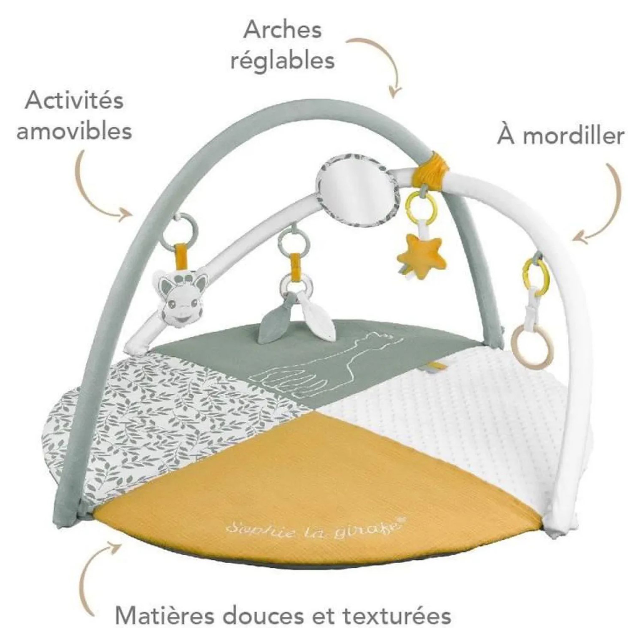 Voir la diapositive 4 : VULLI Tapis d'éveil reverso 