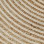 Voir la diapositive 5 : VIDAXL Tapis fait a la main Jute avec design de spirale Blanc 120 cm