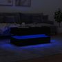 Voir la diapositive 5 : VIDAXL Table basse avec lumieres LED noir 90x50x40 cm