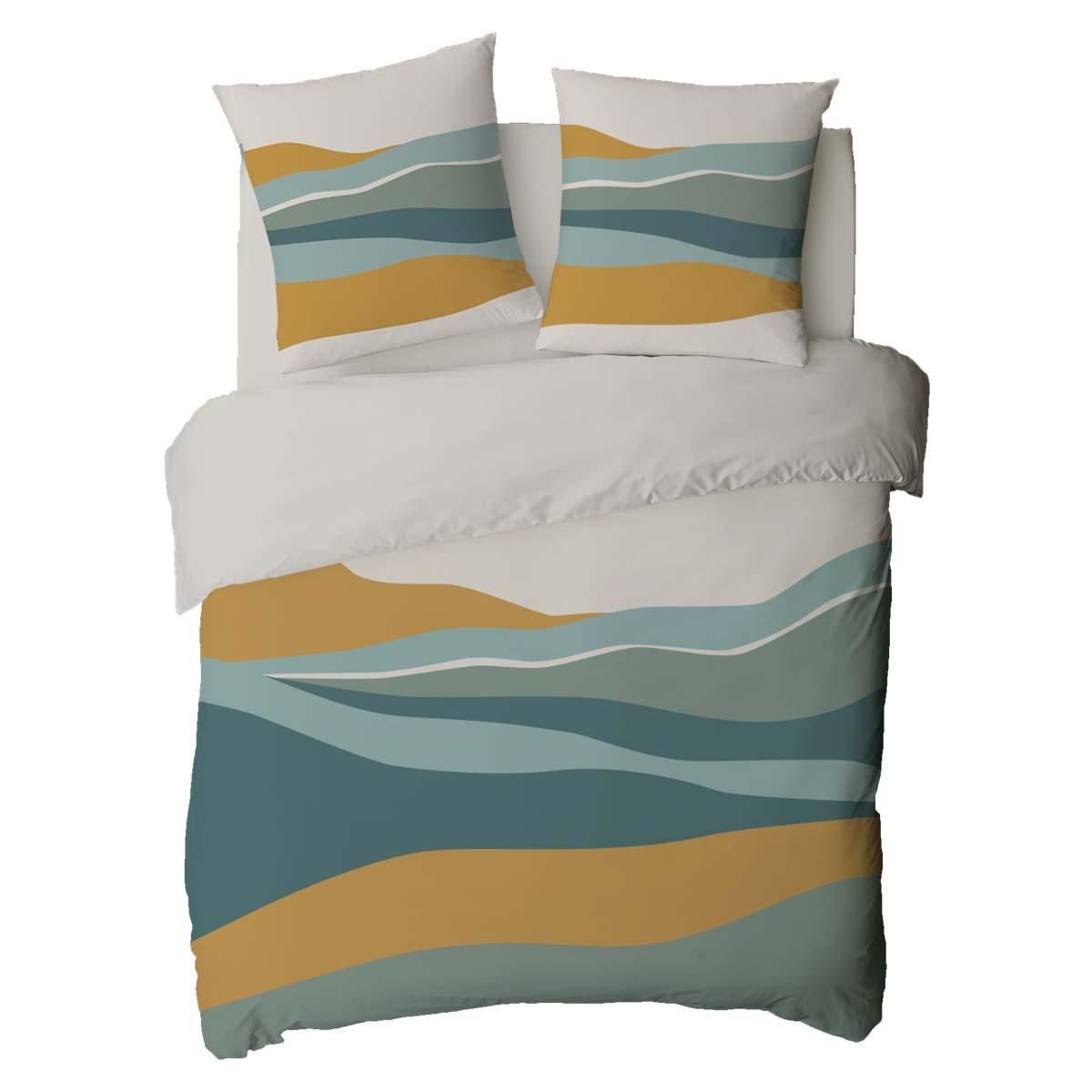 FUTURE HOME Parure de lit 2 personnes paysage réversible