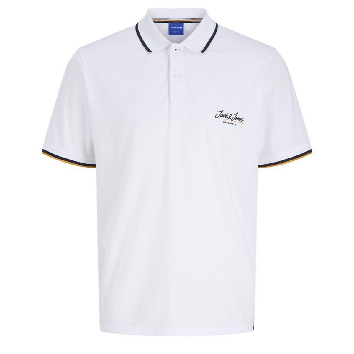 Jack & Jones Polo Blanc Homme Jack & Jones Jorten