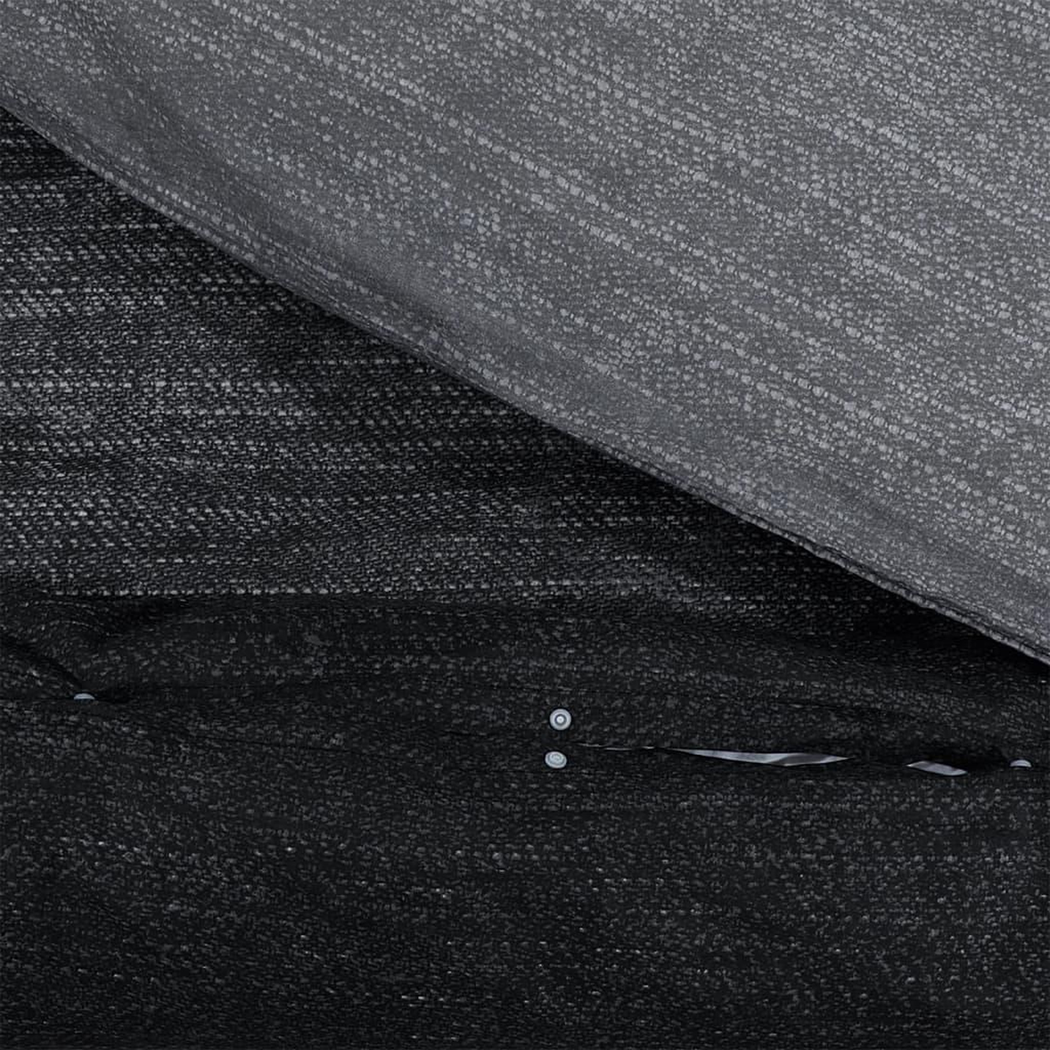 Voir la diapositive 4 : VIDAXL Ensemble de housse de couette gris fonce 200x200 cm Coton