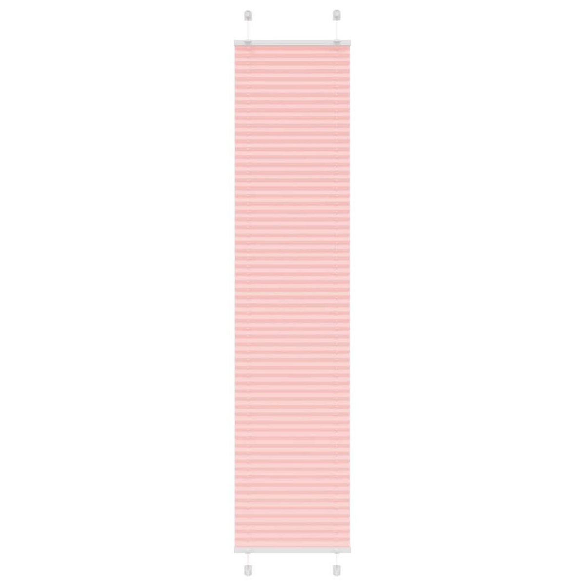 VIDAXL Store plisse rose 40x200 cm largeur du tissu 39,4 cm polyester