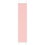 VIDAXL Store plisse rose 40x200 cm largeur du tissu 39,4 cm polyester