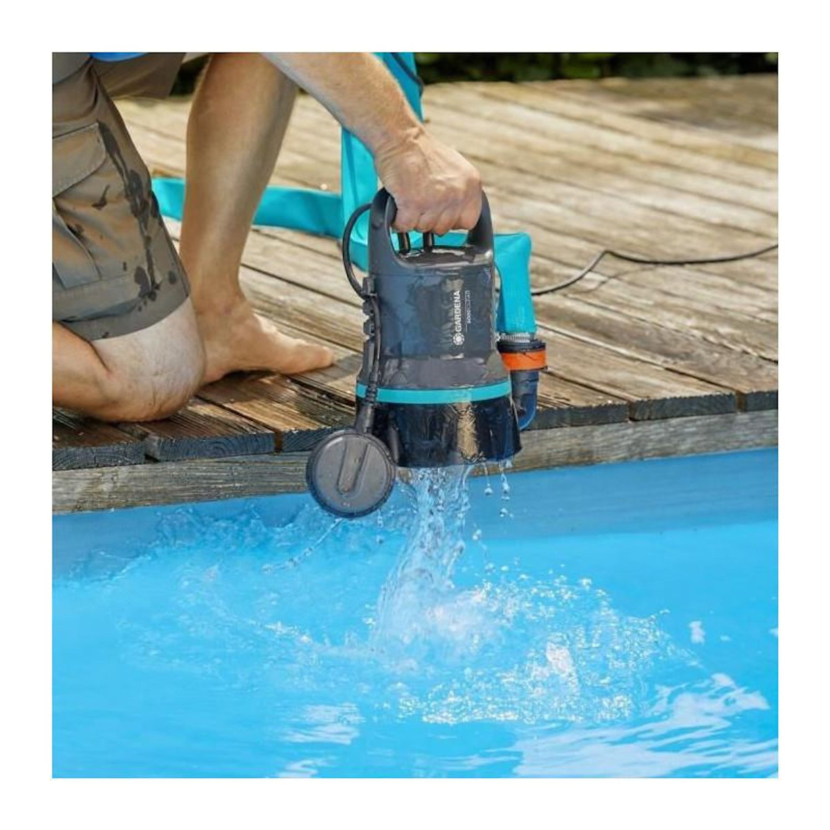 Gardena GARDENA Pompe devacuation eaux claires 9000