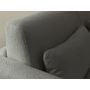 Voir la diapositive 5 : LISA DESIGN Owen - canapé 3 places convertible express couchage quotidien 140 cm matelas 12 cm en tissu bouclette