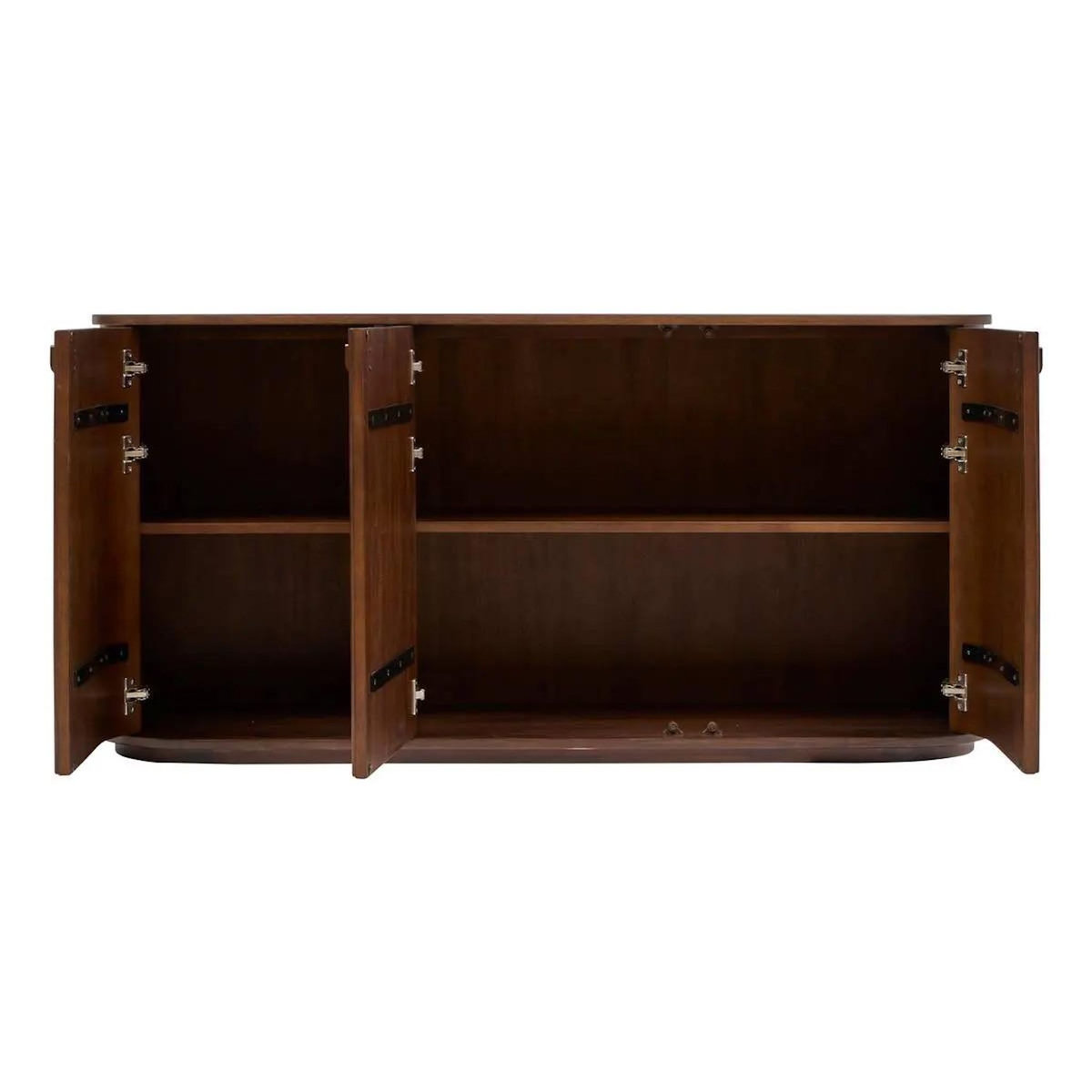 ATMOSPHERA Buffet 3 Portes en Bois  Rikaya  160cm Marron
