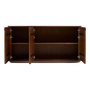 Voir la diapositive 3 : ATMOSPHERA Buffet 3 Portes en Bois  Rikaya  160cm Marron