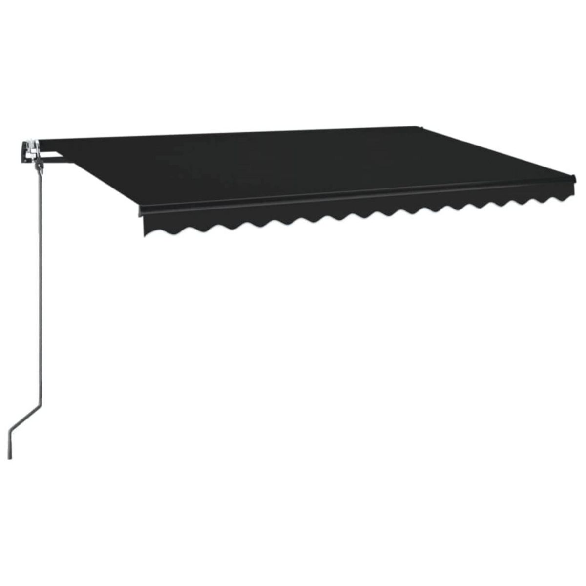 VIDAXL Auvent retractable automatique 400x350 cm Anthracite