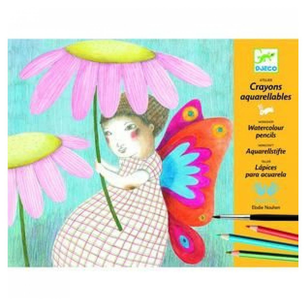 Djeco Atelier Crayons aquarellables